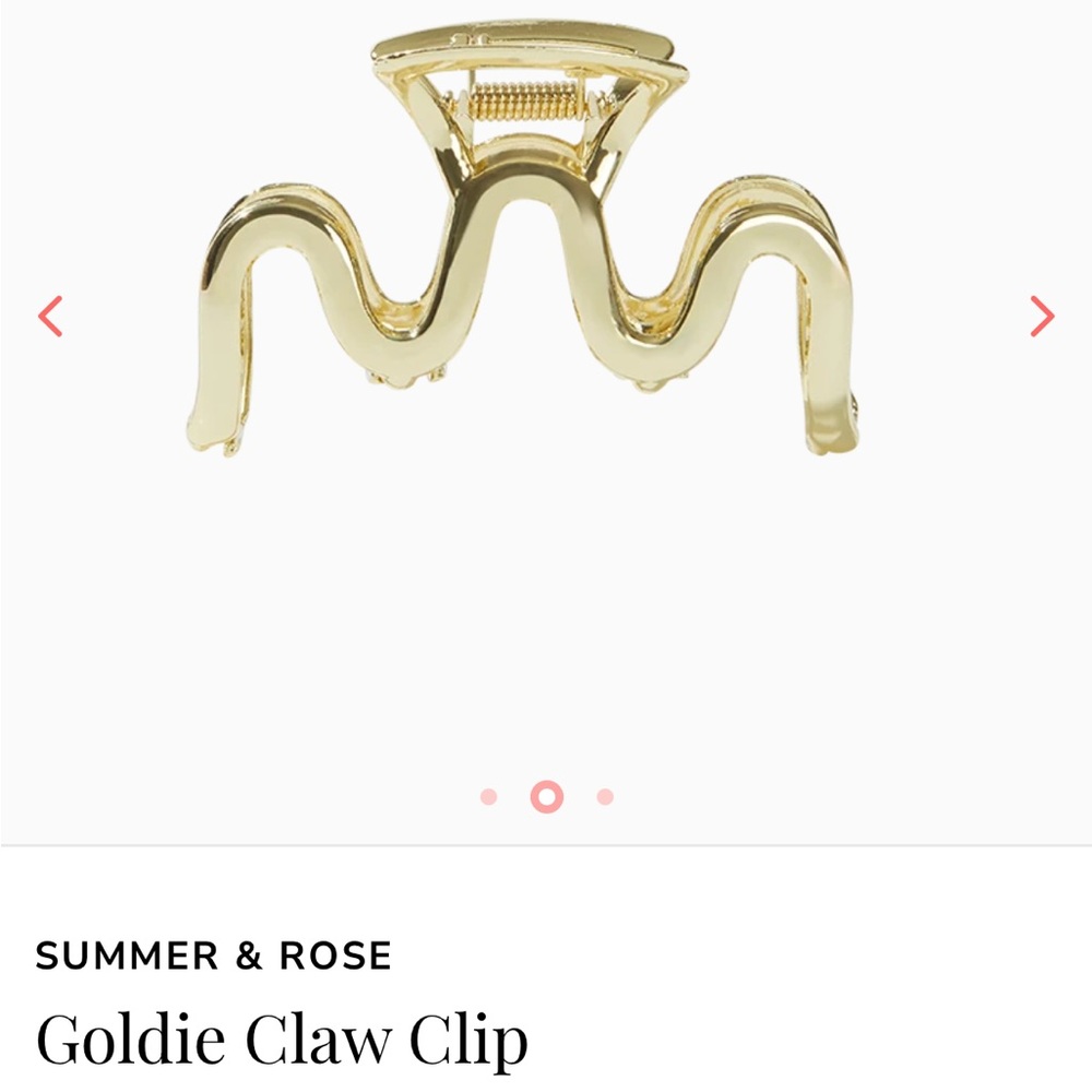 Gold Claw Clip